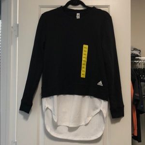 Adidas lounge/workout pullover sweater